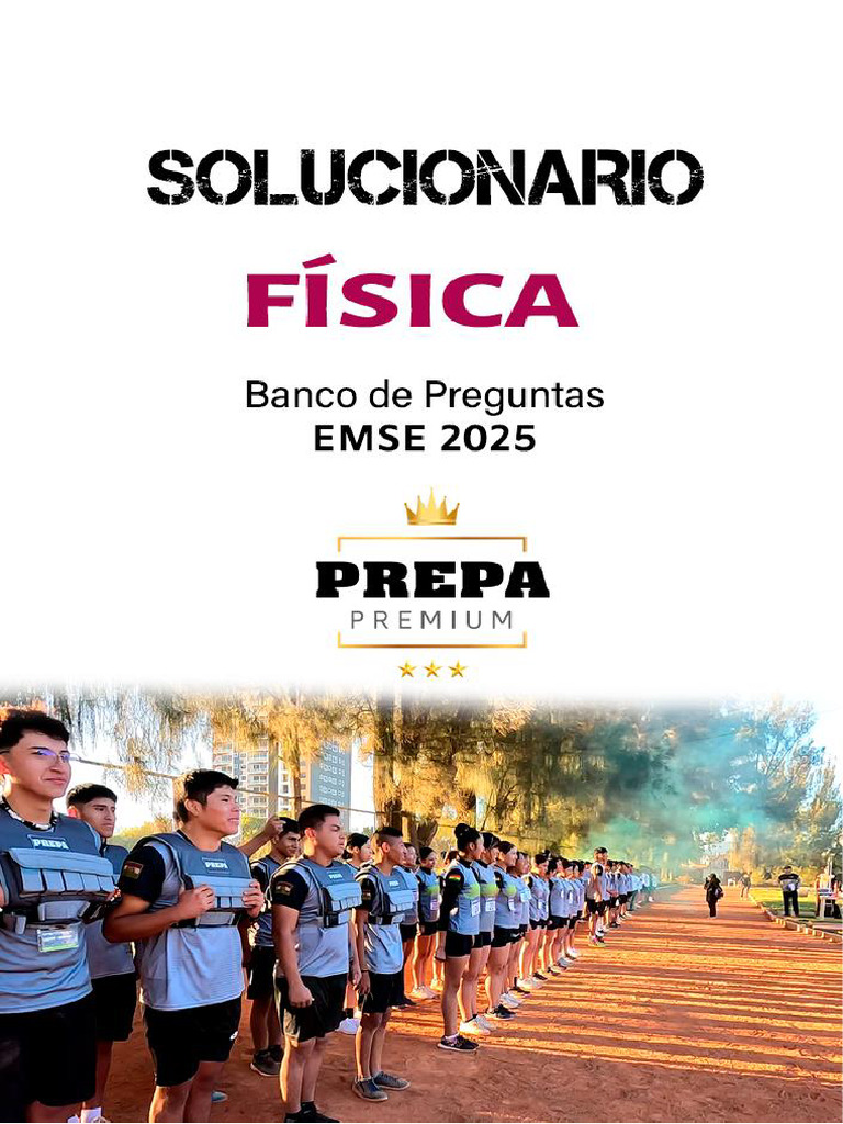 Guía de Física EMSE 2025 | PDF | Tren | Velocidad