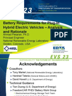 Battery Requirements For Plug-In Hybrid Electric Vehicles - Analysis and Rationale