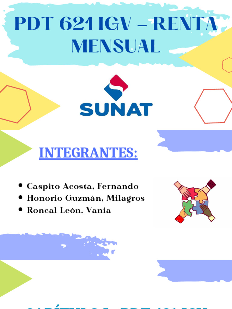 Guía del PDT 621 IGV Renta Mensual | PDF | Impuestos