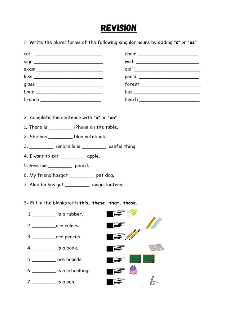 Revision | PDF | Home & Garden | Self-Improvement