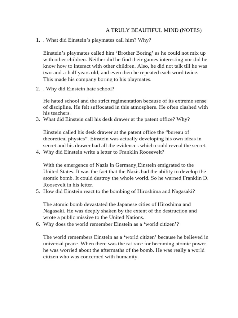 A Truly Beautiful Mind PDF General Fiction