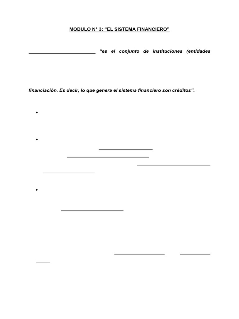 Introducción al Sistema Financiero | PDF | Bancos | Cheque