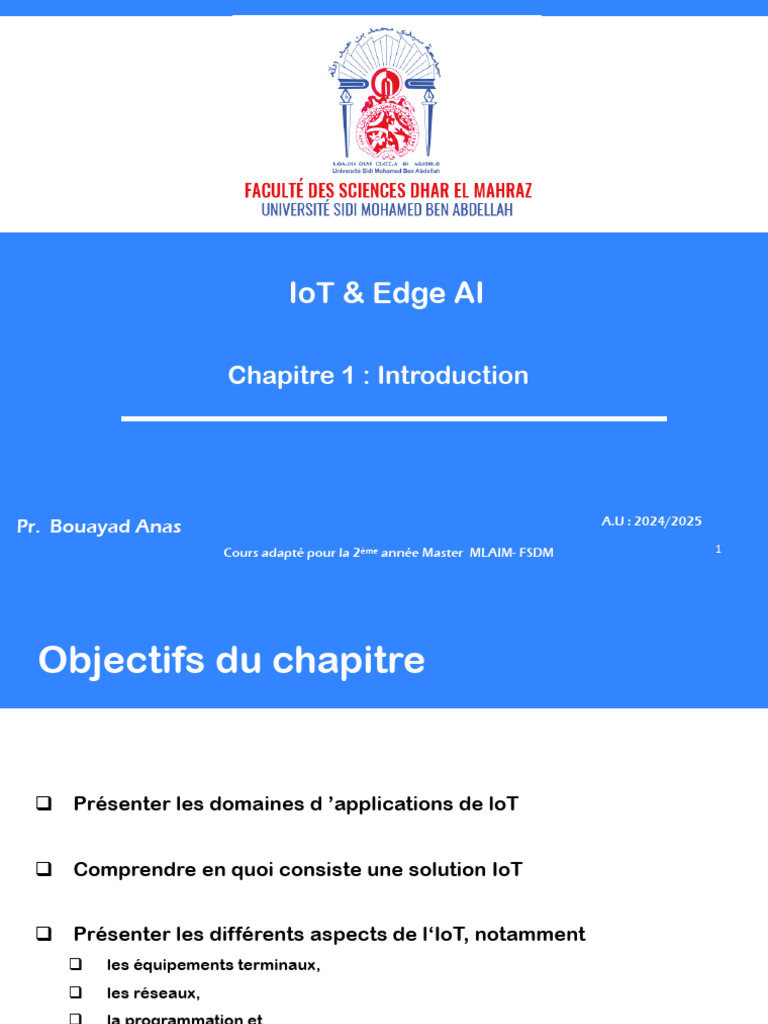 Introduction à l'IoT et ses applications | PDF | Internet des objets ...