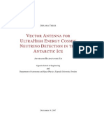 Ayobami Babatunde Iji- Vector Antenna for UltraHigh Energy Cosmic Neutrino Detection in the Antarctic Ice