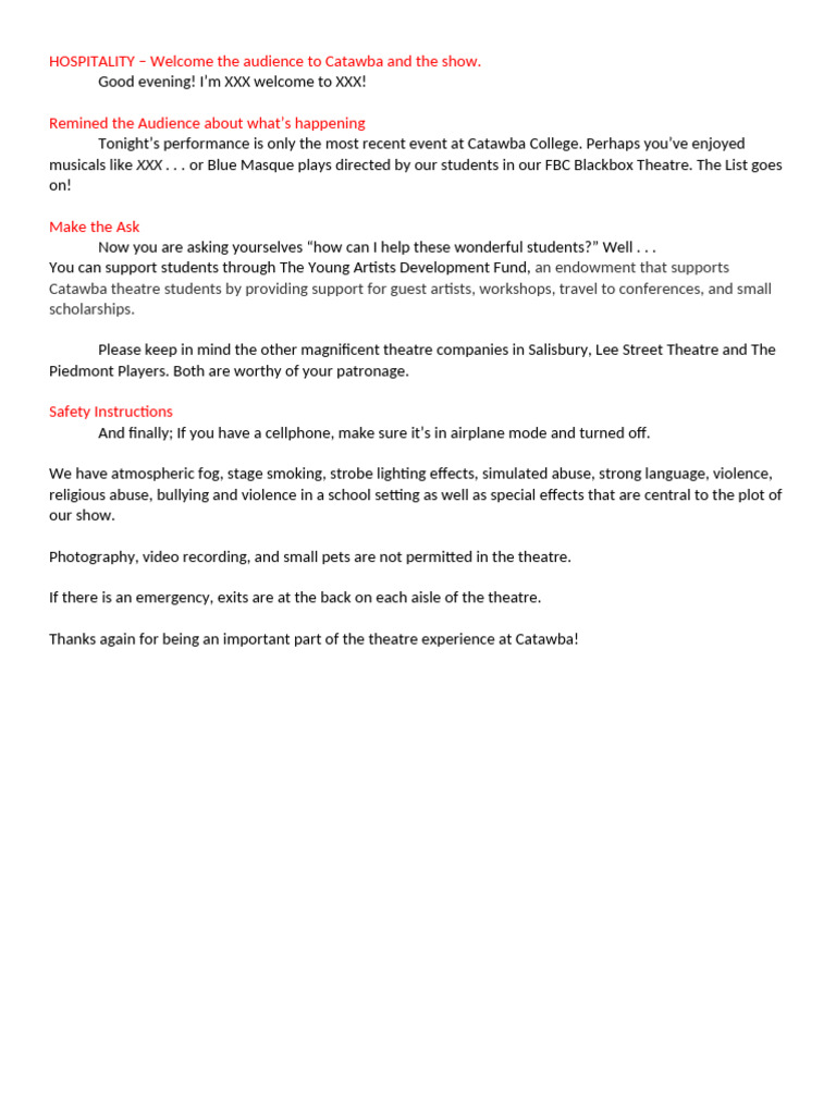 Curtain Speech | PDF | Social Science | Art