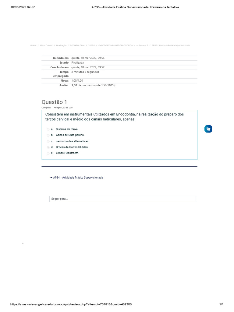 APS5 - Endo | PDF