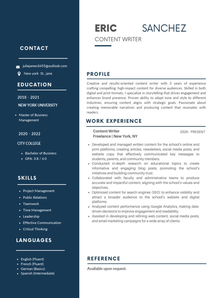 SEO-Optimized Content Writer Profile | PDF | Social Media | Popular ...