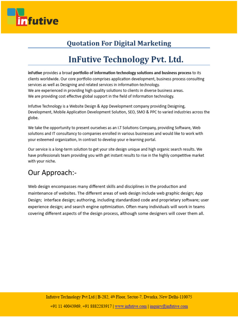 Quotation Hospital Management New | PDF | Web Design | Computing