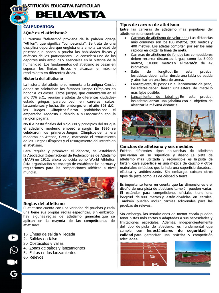 Modulo Atletismo | PDF | Deporte del atletismo