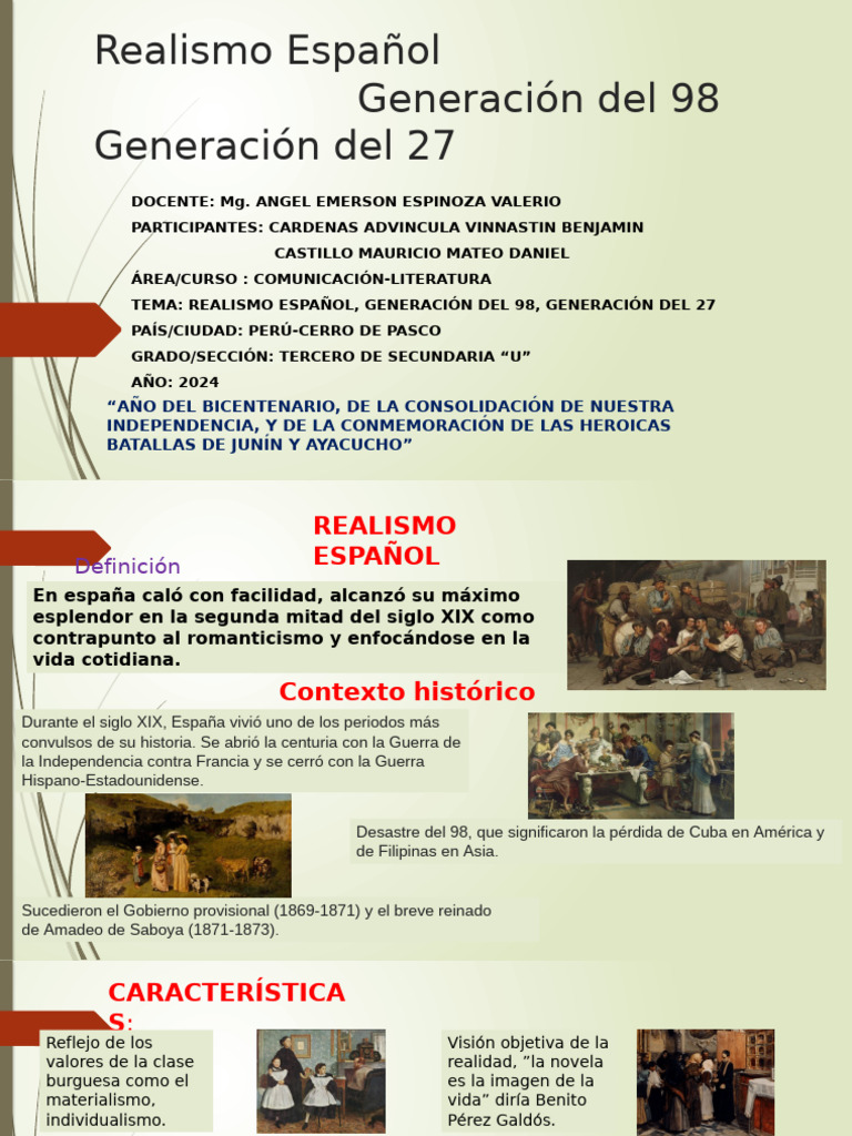 Realismo | PDF | Realismo literario | España
