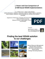 Throughput, Power and Cost Comparison of Zigbee-Based and ISM-based WSAN Implementations