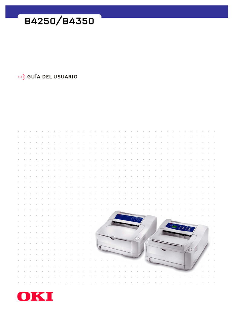 Oki b4350 | PDF | Impresora (Computación) | Controlador de interfaz de red