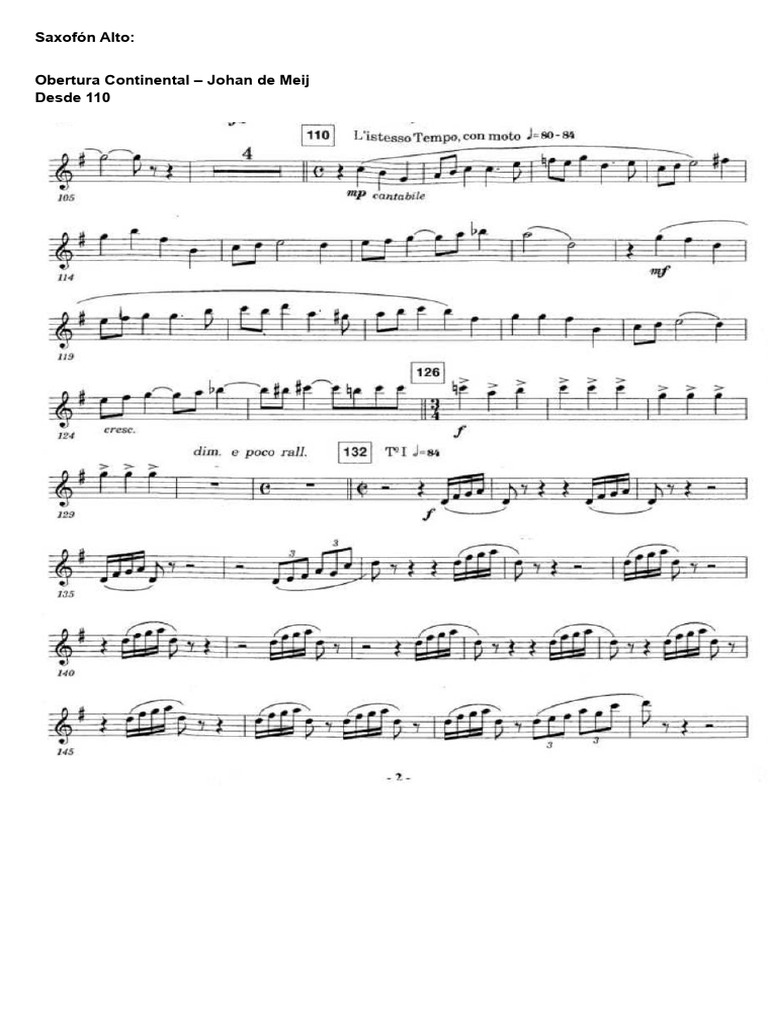 Sax Alto | PDF