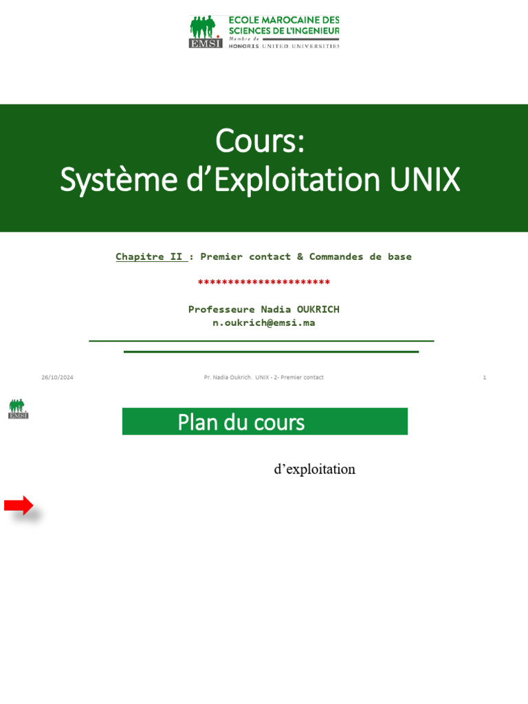 Commandes de base dans UNIX/Linux | PDF | Interface en ligne de ...