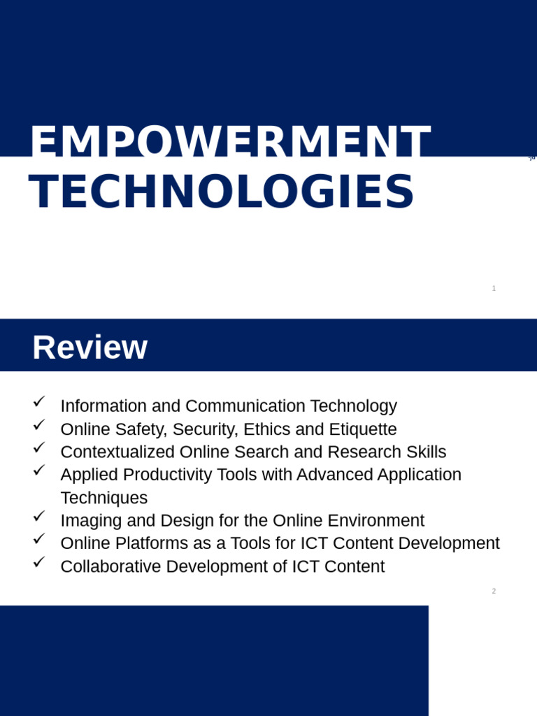 Empowerment Technologies in Multimedia | PDF | World Wide Web ...