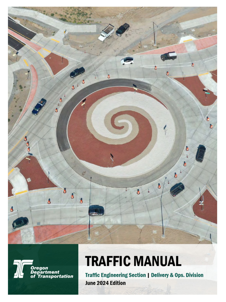 Oregon Traffic Manual 2024 Edition | PDF | Traffic | Traffic Light