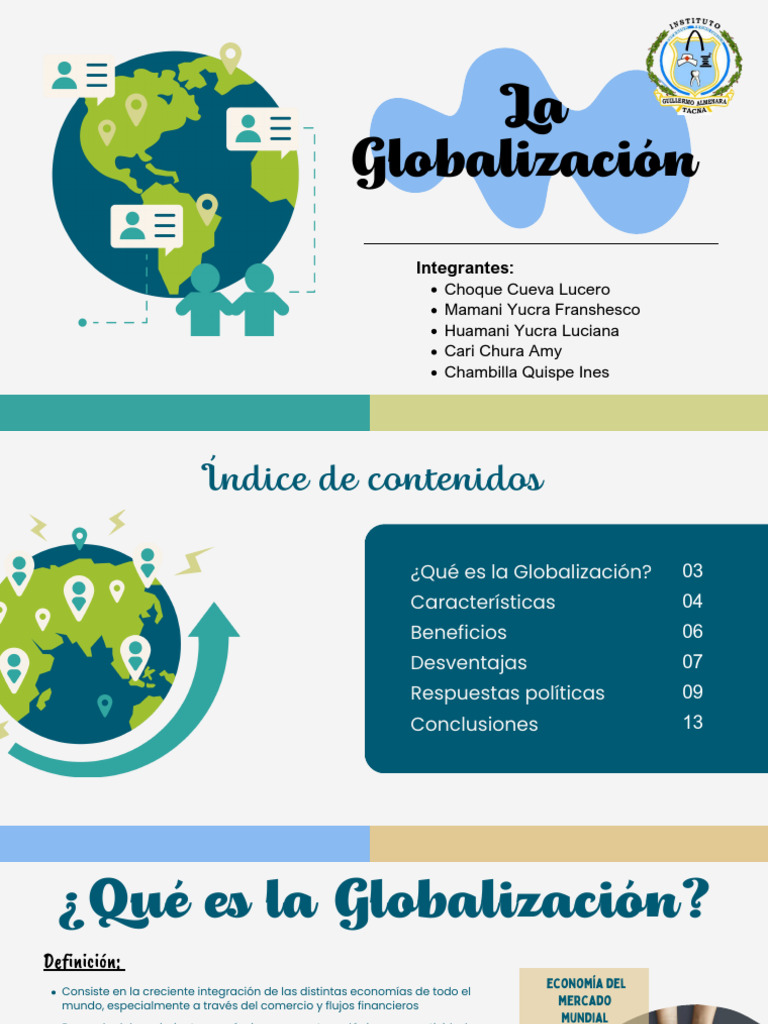Impacto y Desafíos de la Globalización | PDF | Globalización | Comercio