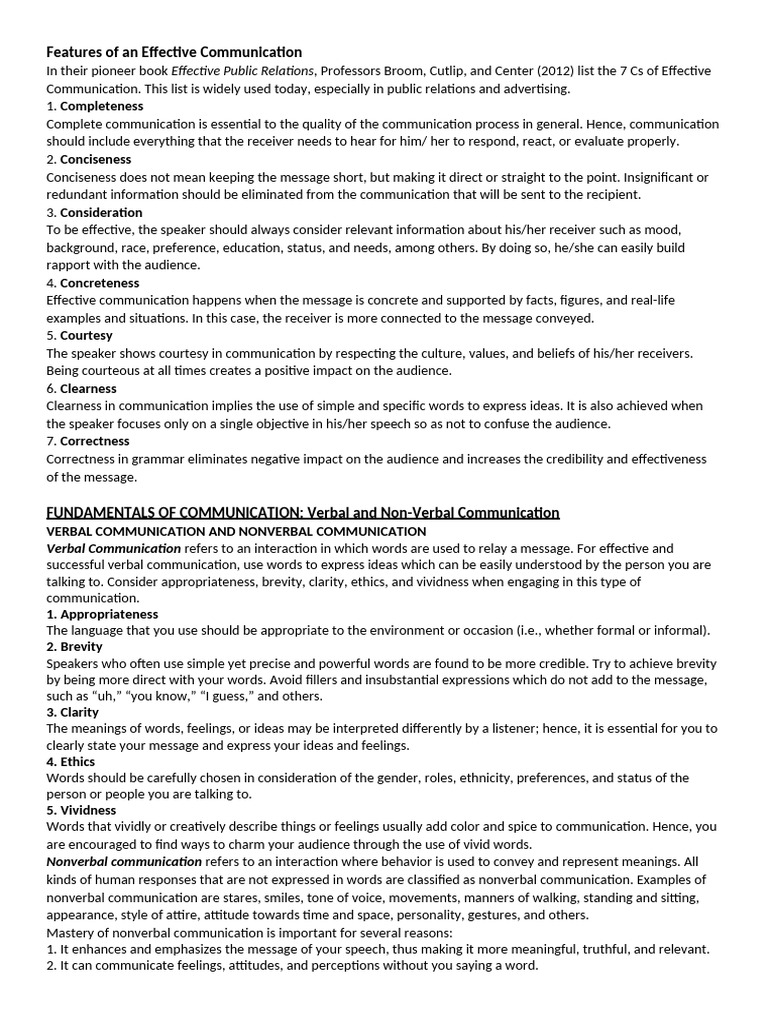 Oral Com Reviewer | PDF | Communication | Nonverbal Communication