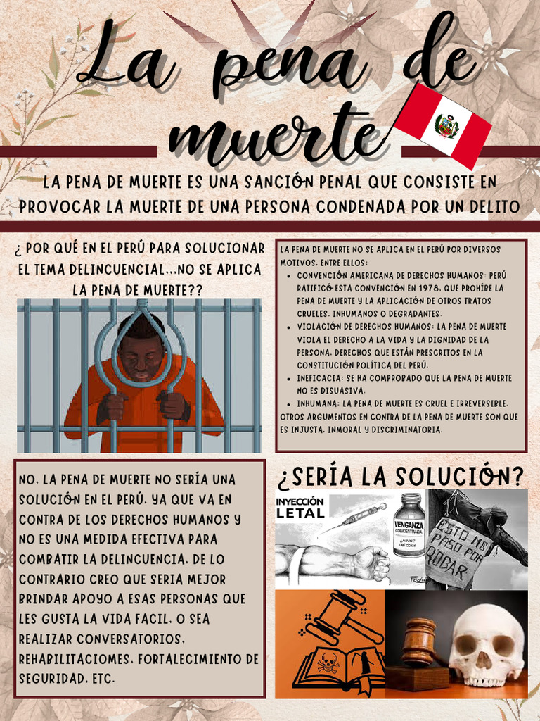 Razones contra la pena de muerte en Perú | PDF