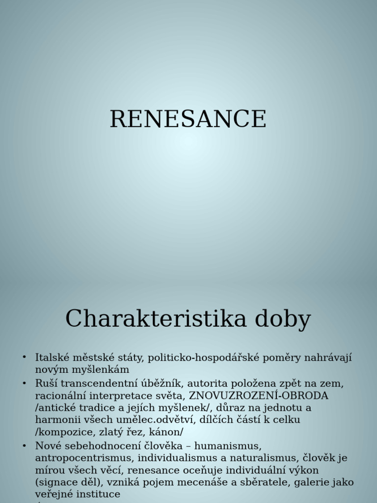 11 Renesance | PDF