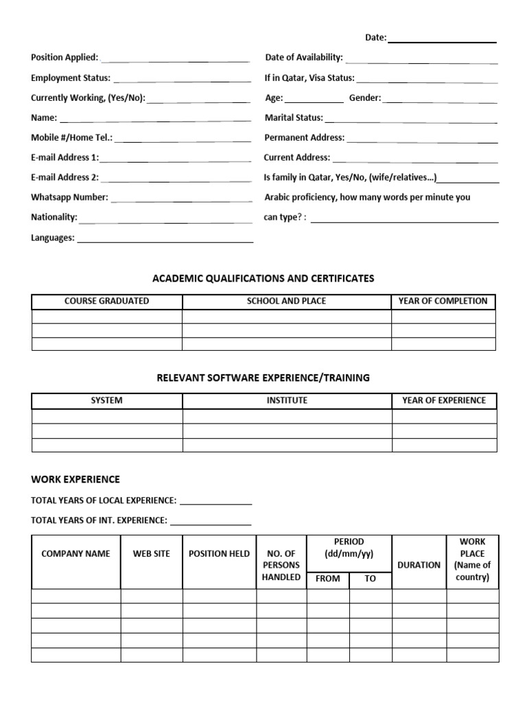 Applicant's Form F1 | PDF