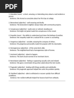 Vocabulary Definitions in The Outsiders | PDF | Morphology | Onomastics