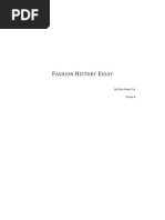 Download Fashion History Essay by hammertse SN79321690 doc pdf