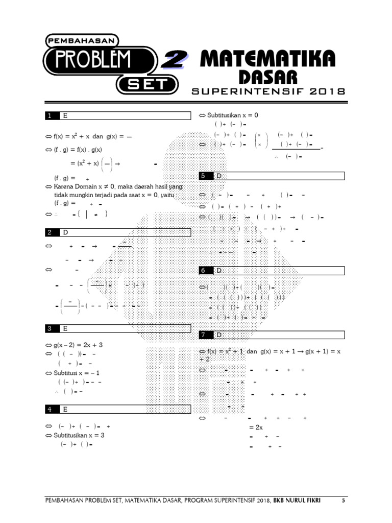 Matematika DASAR | PDF