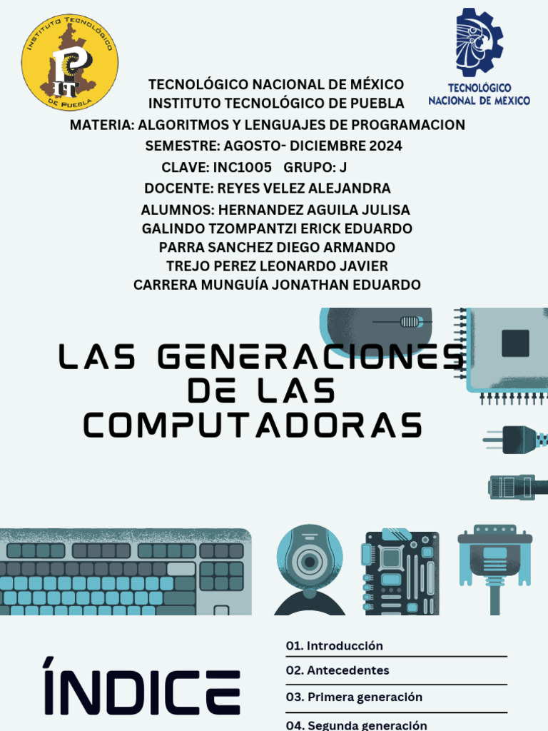 Evolución de las Generaciones de Computadoras | PDF | Circuito ...