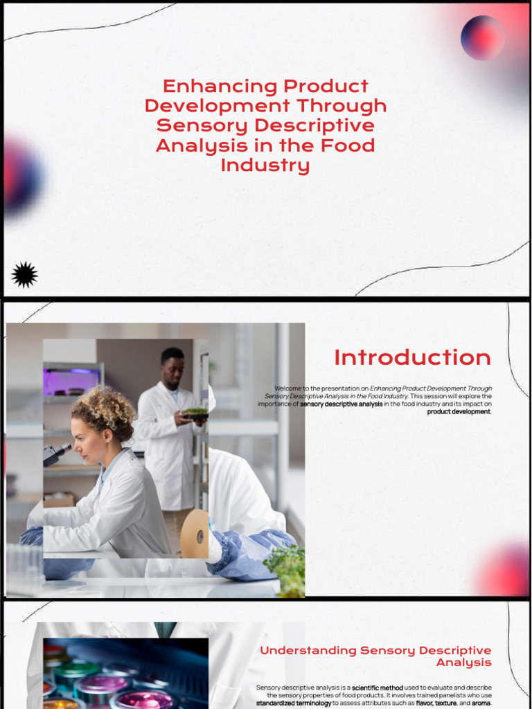 Slidesgo Enhancing Product Development Through Sensory Descriptive ...