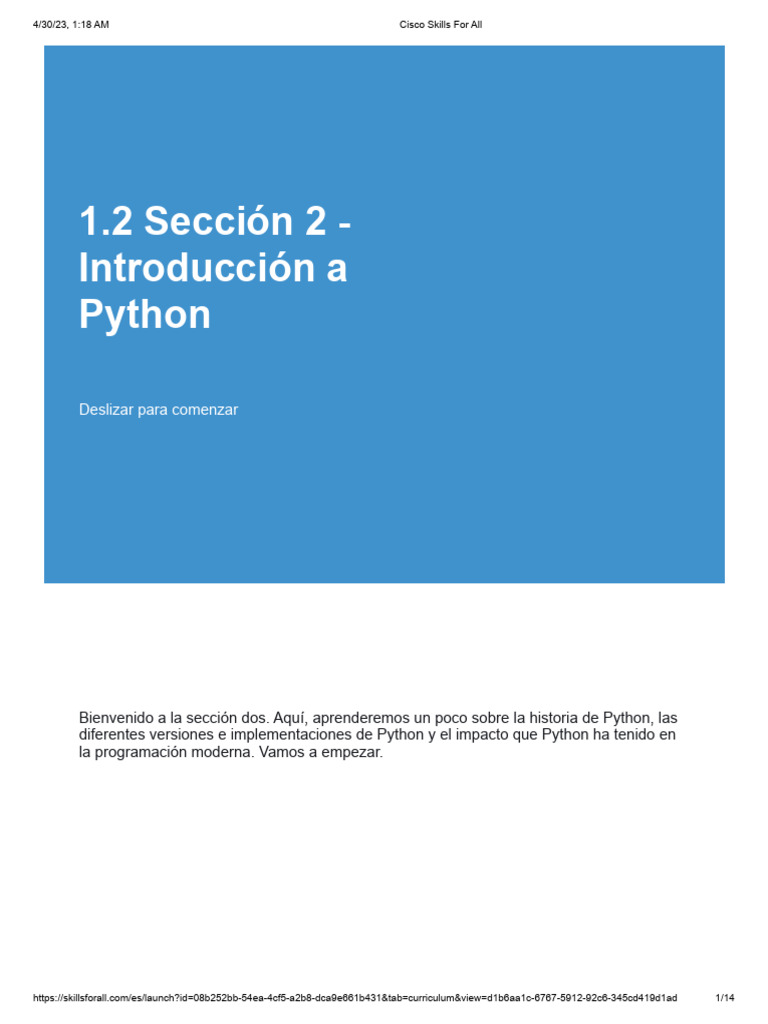 Historia y Orígenes de Python | PDF | Python (lenguaje de programación ...