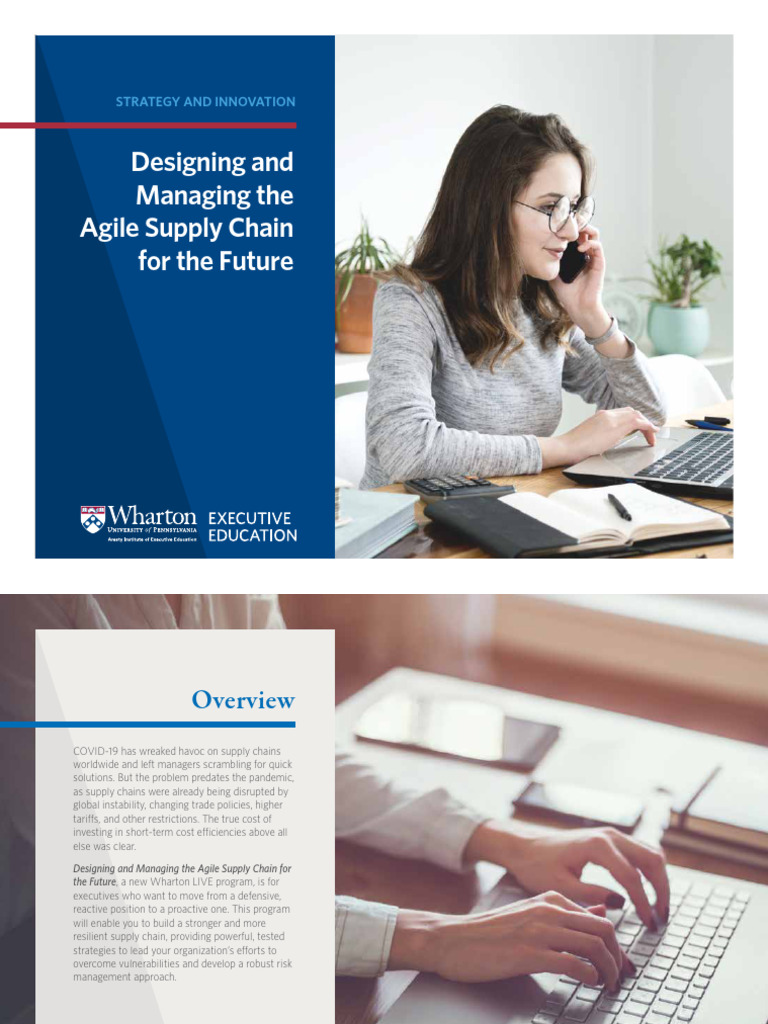 Agile Supply Chain Management for Executives | PDF | Supply Chain | Risk
