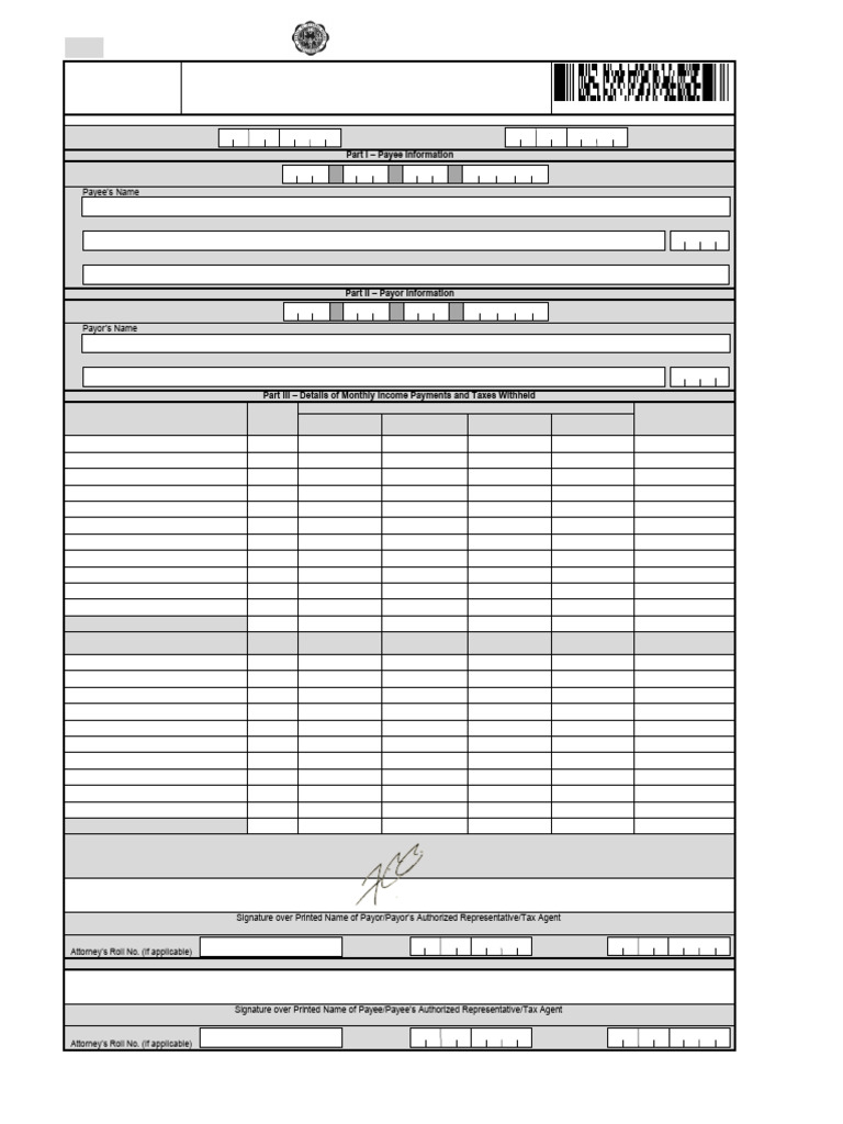 BIR Form 2307 Sample and Instructions | PDF | Value Added Tax | Taxes