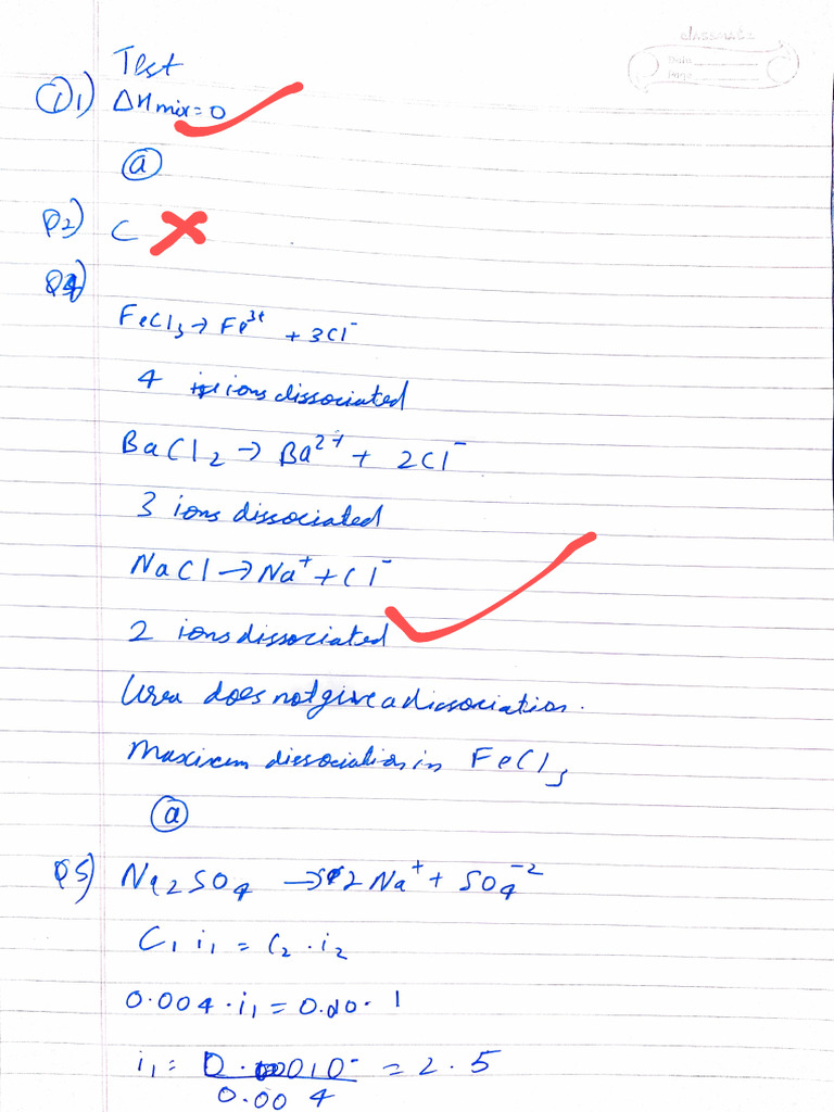Solution Test | PDF