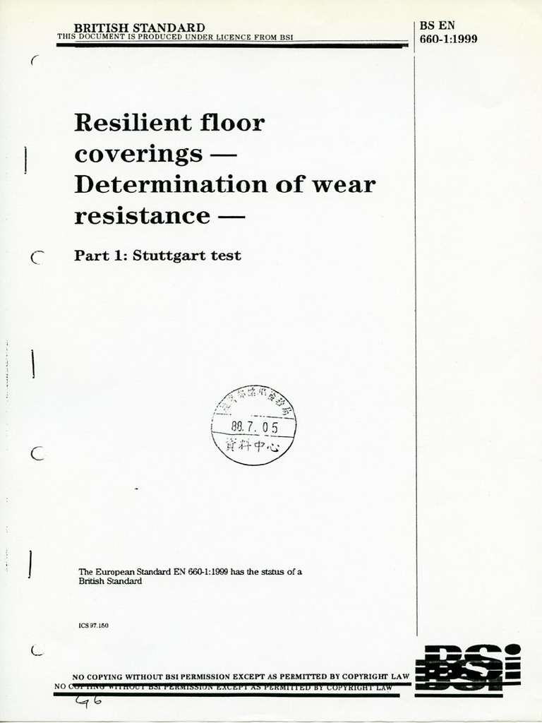 En 660-1-1999 | PDF