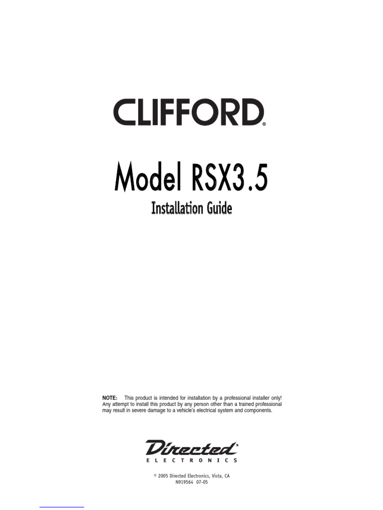 RSX 35 | PDF | Fuse (Electrical) | Switch