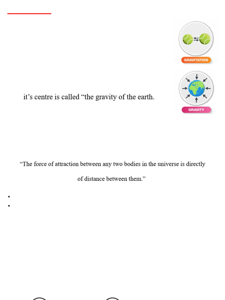 Understanding Gravitation and Gravity Concepts | PDF | Buoyancy | Weight