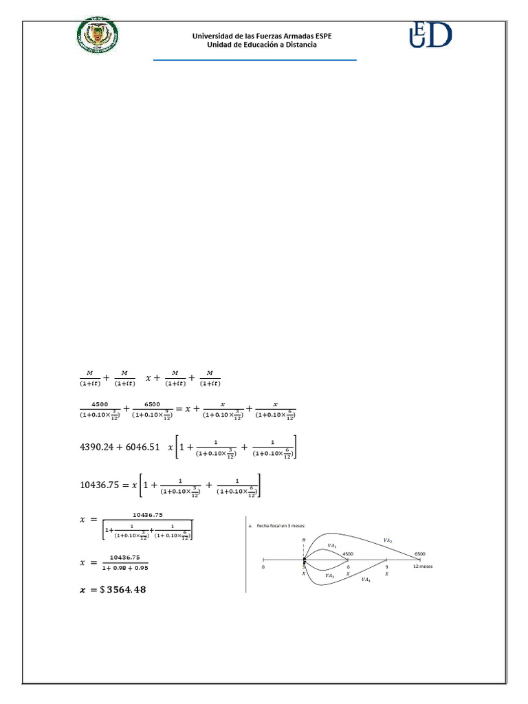 Matematicas Financiera | PDF | Crédito | Finanzas y dinero