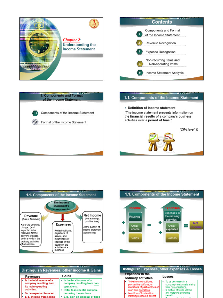 Income Statement Analysis Guide | PDF | Earnings Per Share | Income ...