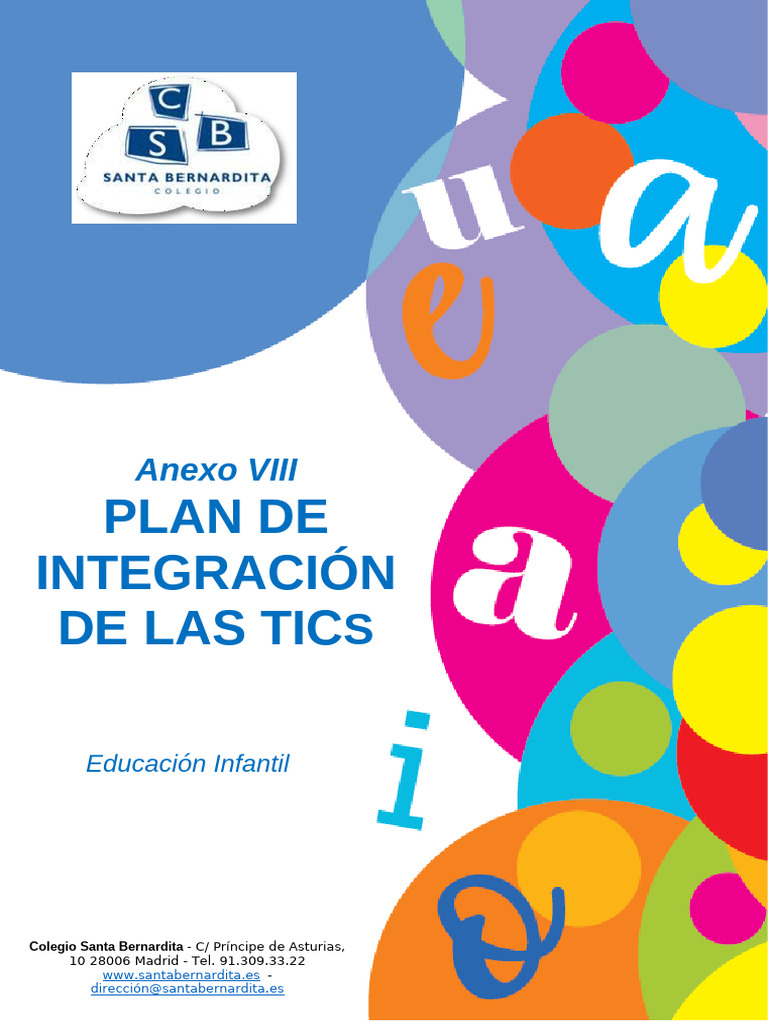 Plan de Integración TIC en Educación Infantil | PDF | Tecnología de ...
