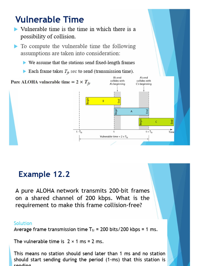 Throughput Analysis in ALOHA Networks | PDF | Networking Standards ...