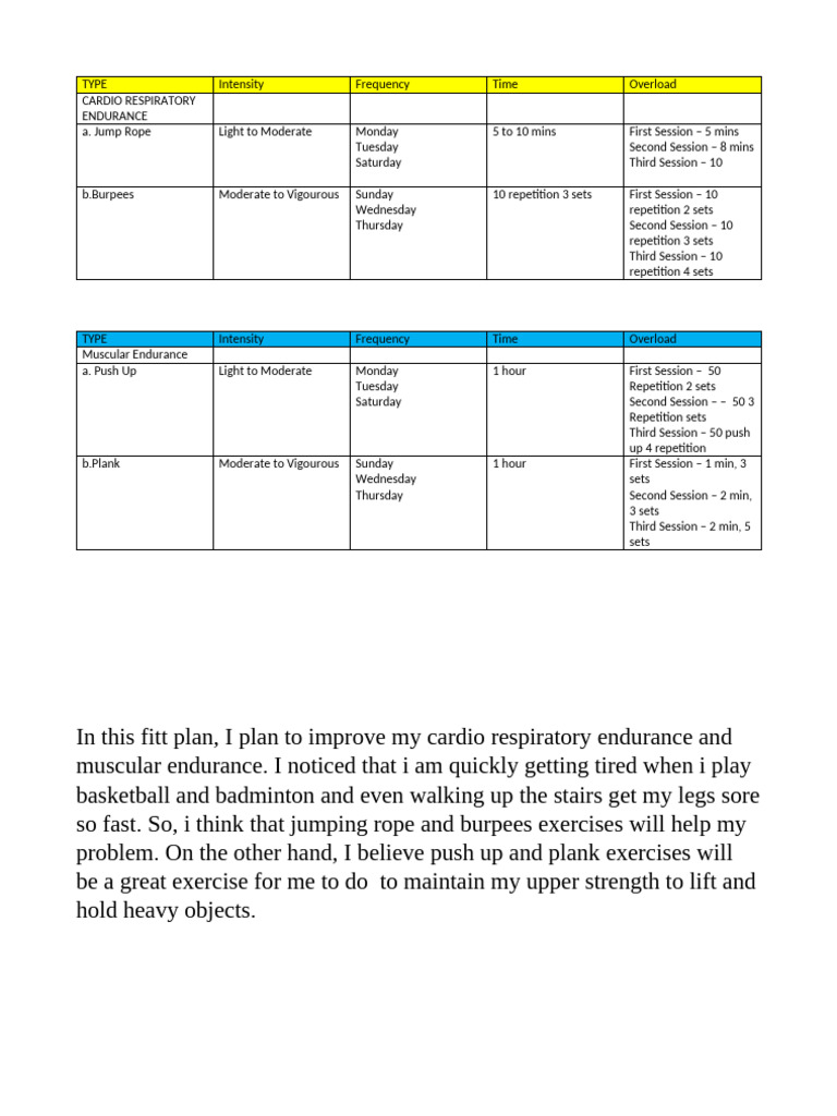 Fitt | PDF | Aerobic Exercise | Determinants Of Health
