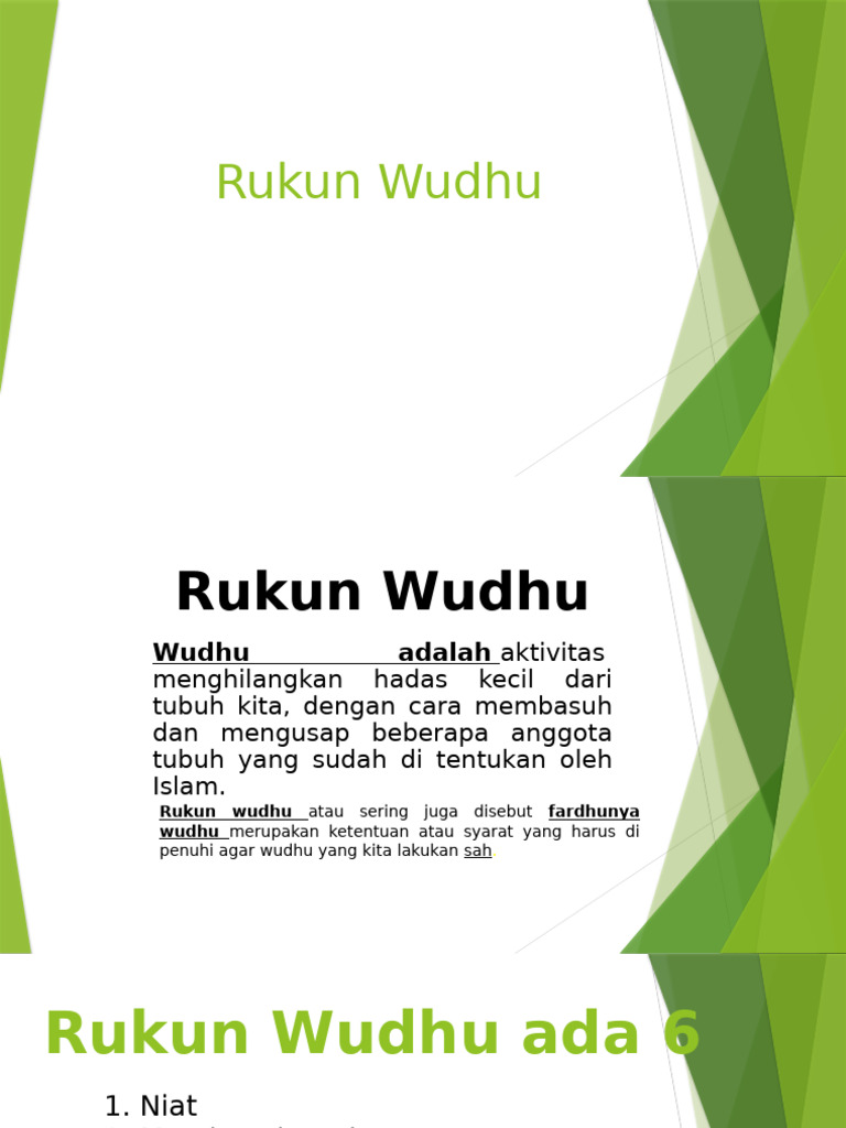 Rukun Wudhu Pdf
