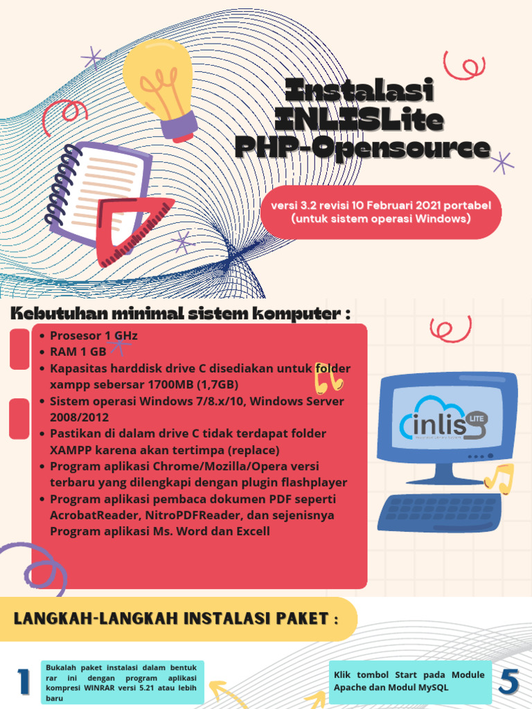 Panduan Instalasi INLISLite 3.2 | PDF | Komputer