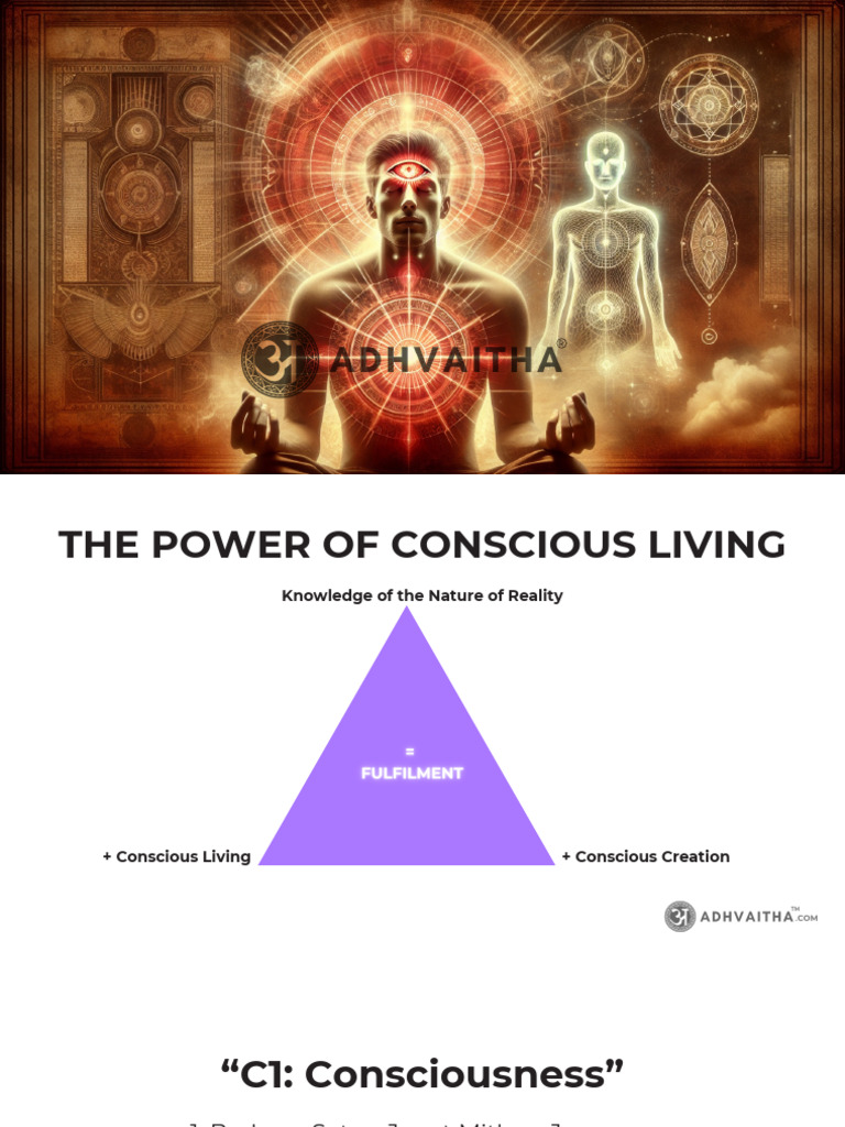 Conscious Living & Creation Guide | PDF | Mind | Consciousness