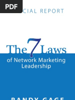 Download The 7 Laws of Network Marketing Leadership by Randy Gage by Sophearith Choung SN79328973 doc pdf