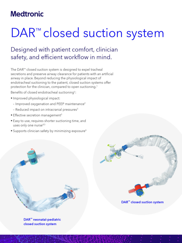 DAR™ Closed Suction System Overview | PDF | Clinical Medicine | Medical ...
