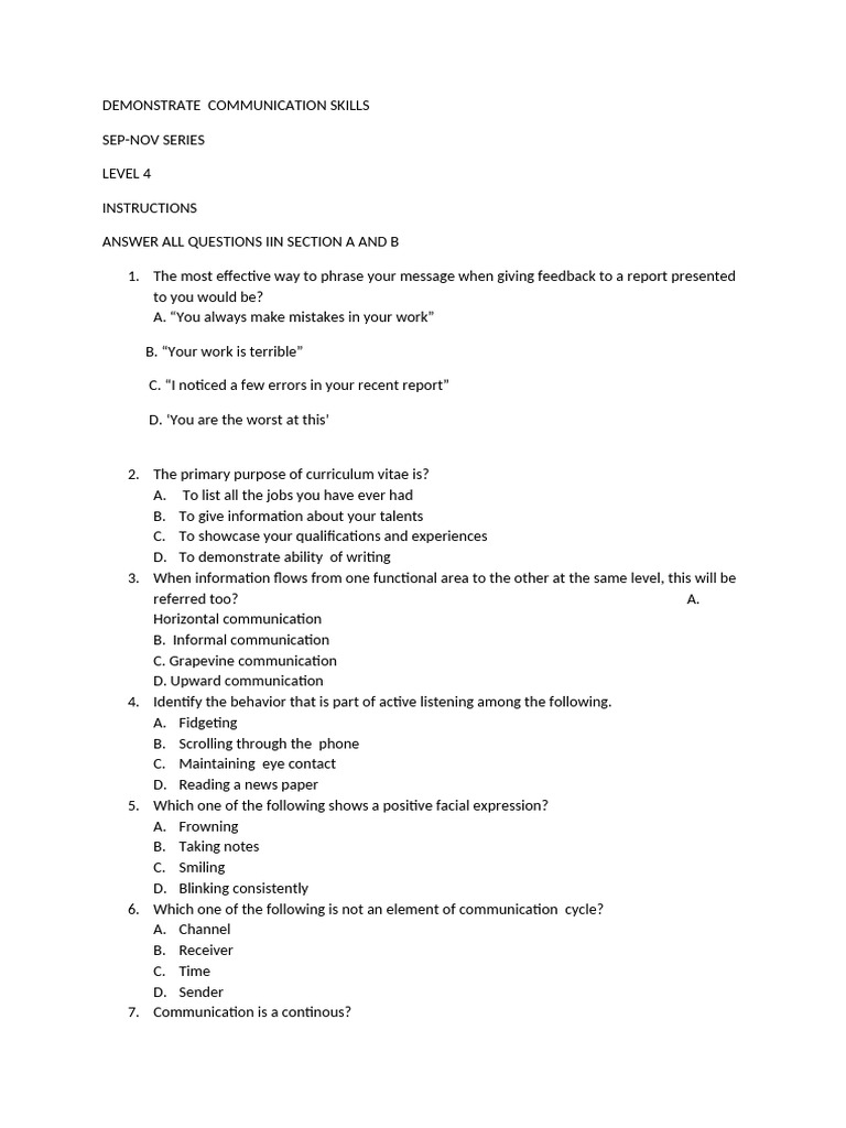 Enhancing Business Communication Skills | PDF | Communication | Human ...