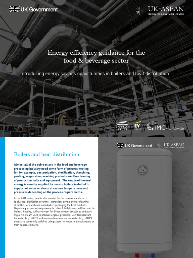 Energy Efficiency in Food & Beverage Boilers | PDF | Cogeneration ...