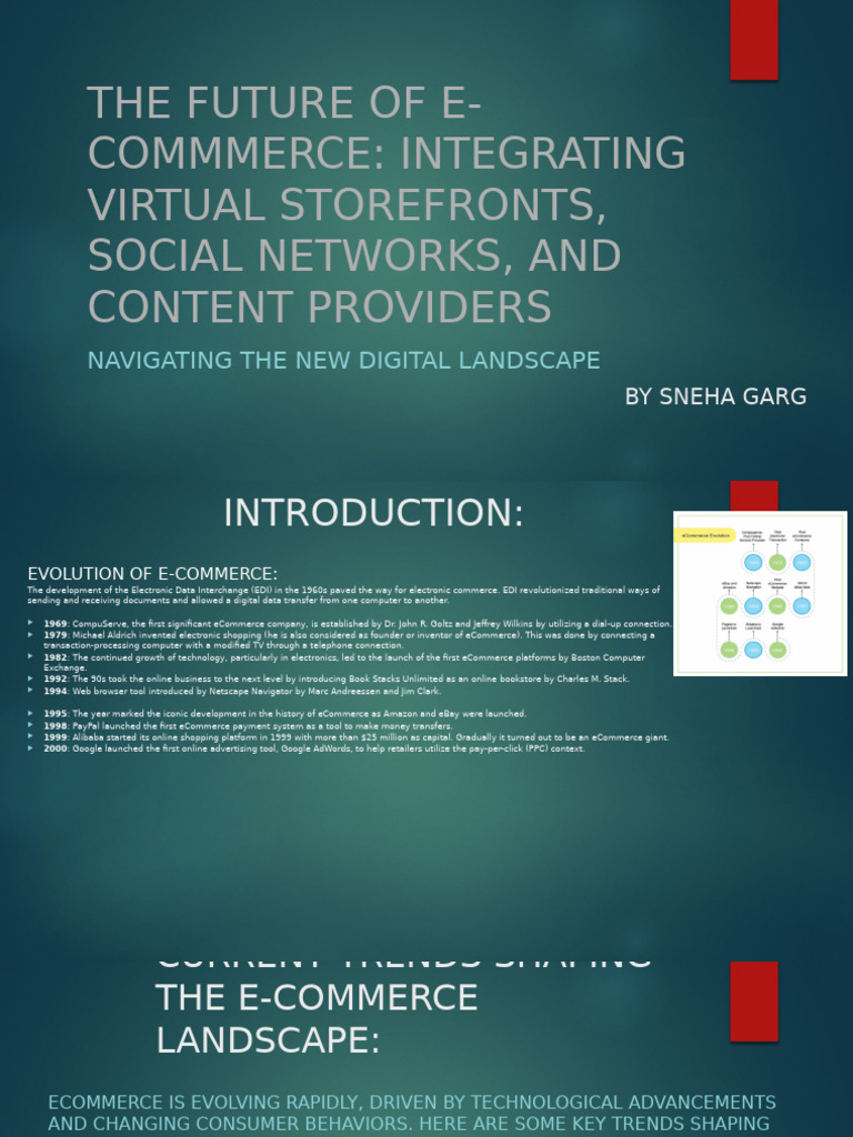 The Future of E-Commmerce | PDF | E Commerce | Online Shopping